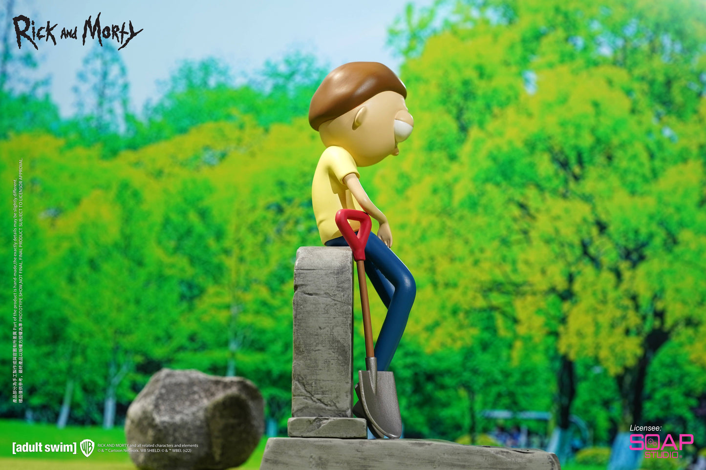 CA185 Rick and Morty - Tragedy Stone Magnetic Paperclip Holder