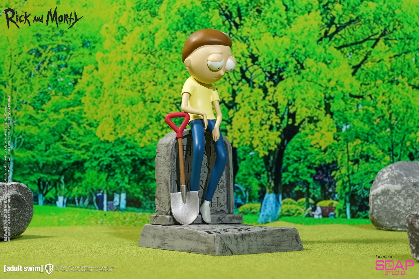 CA185 Rick and Morty - Tragedy Stone Magnetic Paperclip Holder