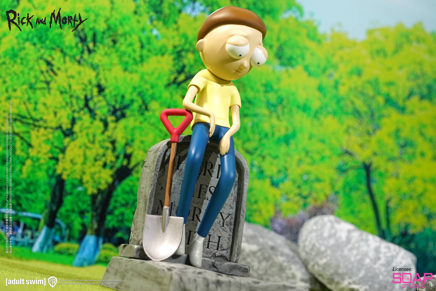 CA185 Rick and Morty - Tragedy Stone Magnetic Paperclip Holder