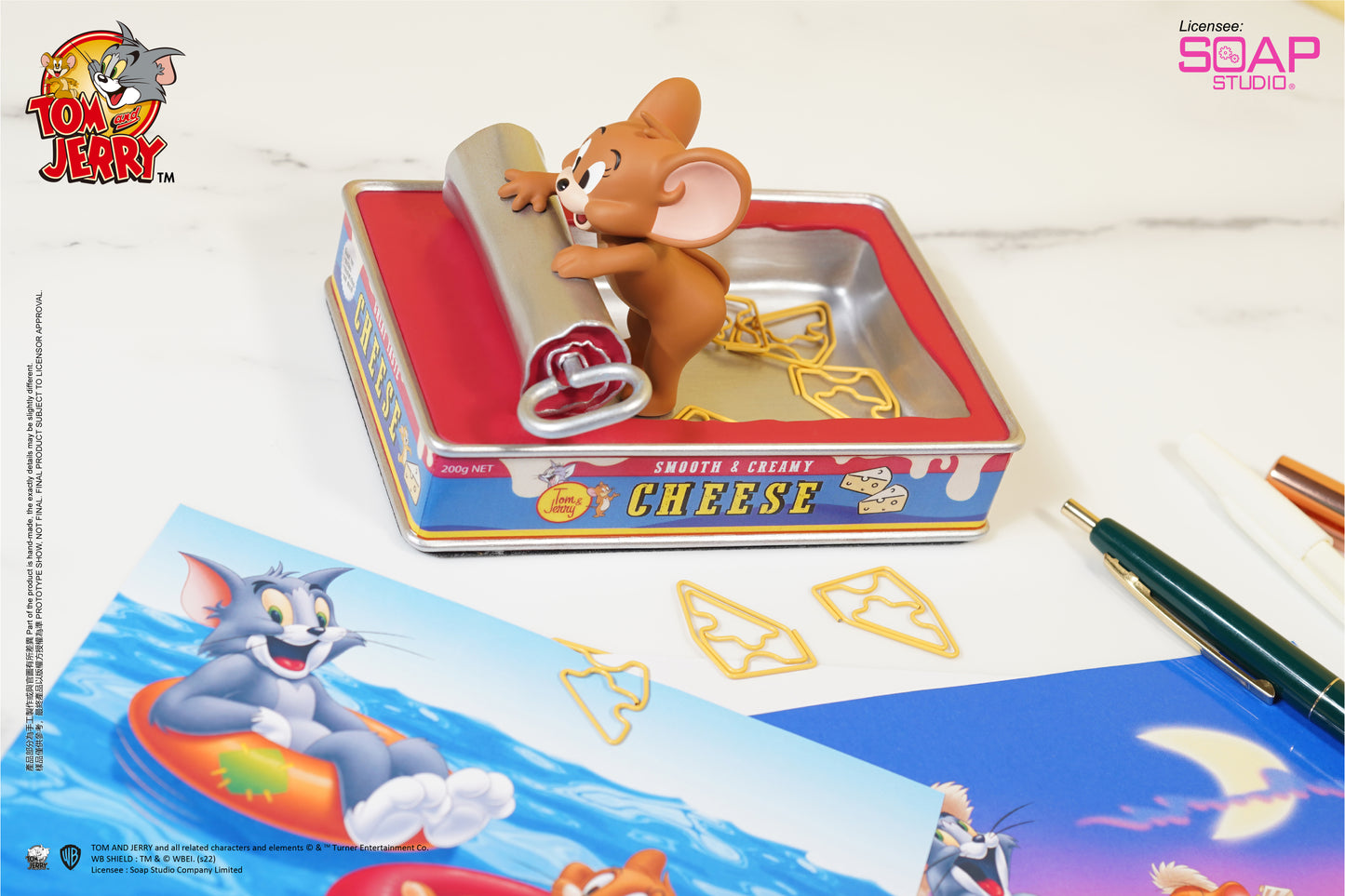 CA238 Tom and Jerry - Canned Jerry Paperclip Holder