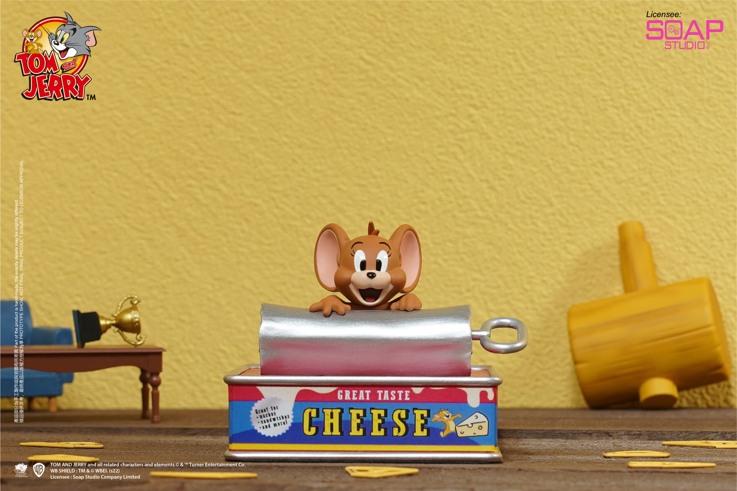 CA238 Tom and Jerry - Canned Jerry Paperclip Holder