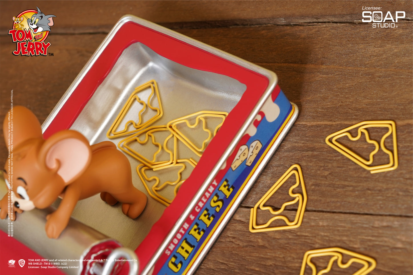 CA238 Tom and Jerry - Canned Jerry Paperclip Holder