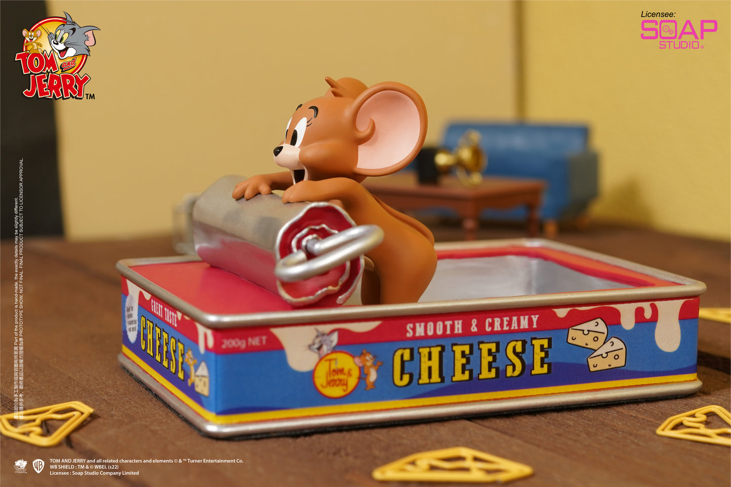 CA238 Tom and Jerry - Canned Jerry Paperclip Holder