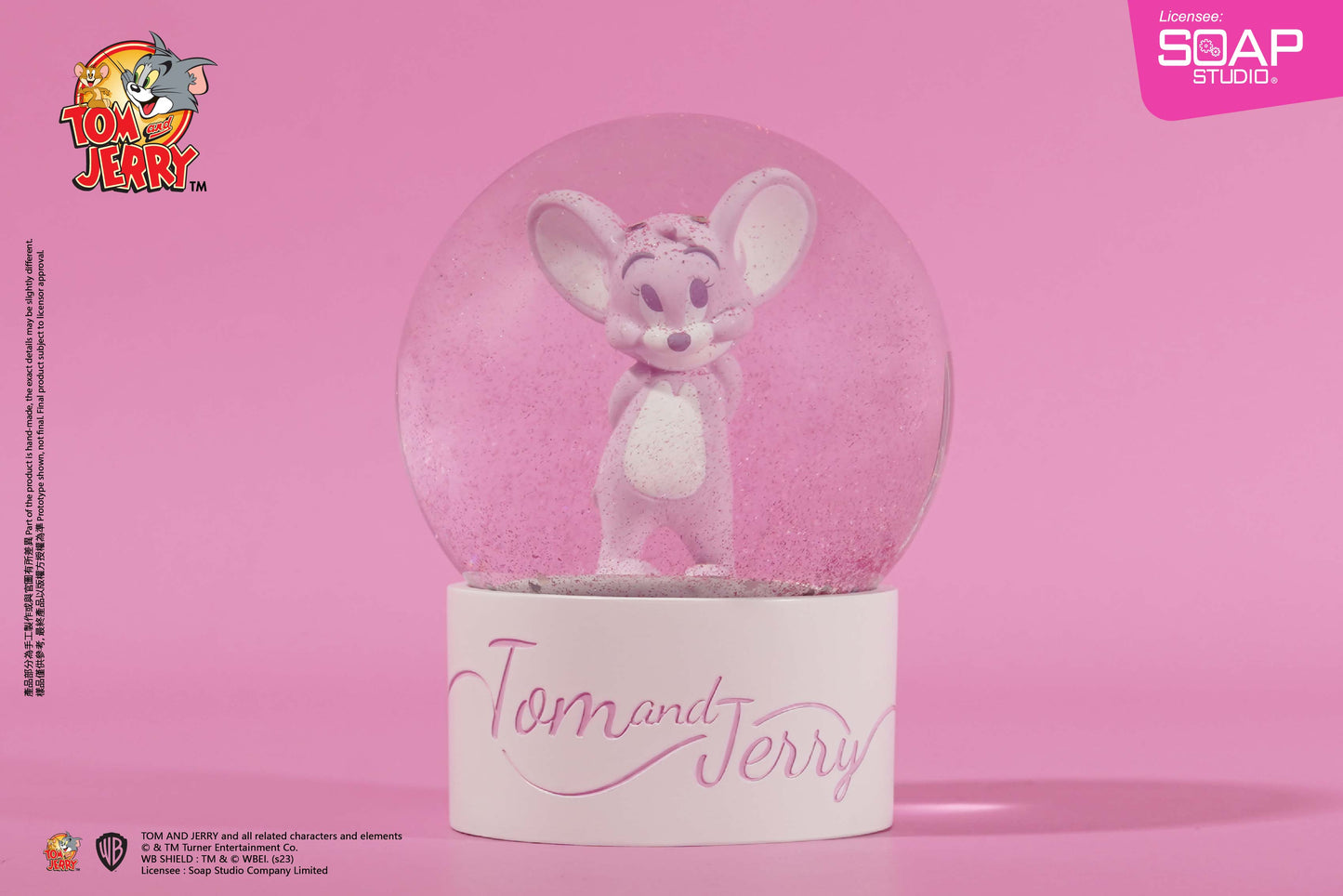 CA324 Tom and Jerry - Jerry Full of Love Snow Globe