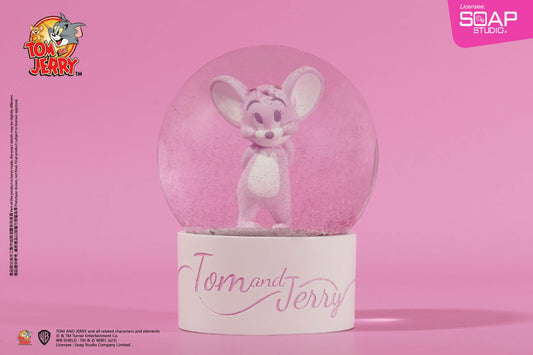 CA324 Tom and Jerry - Jerry Full of Love Snow Globe