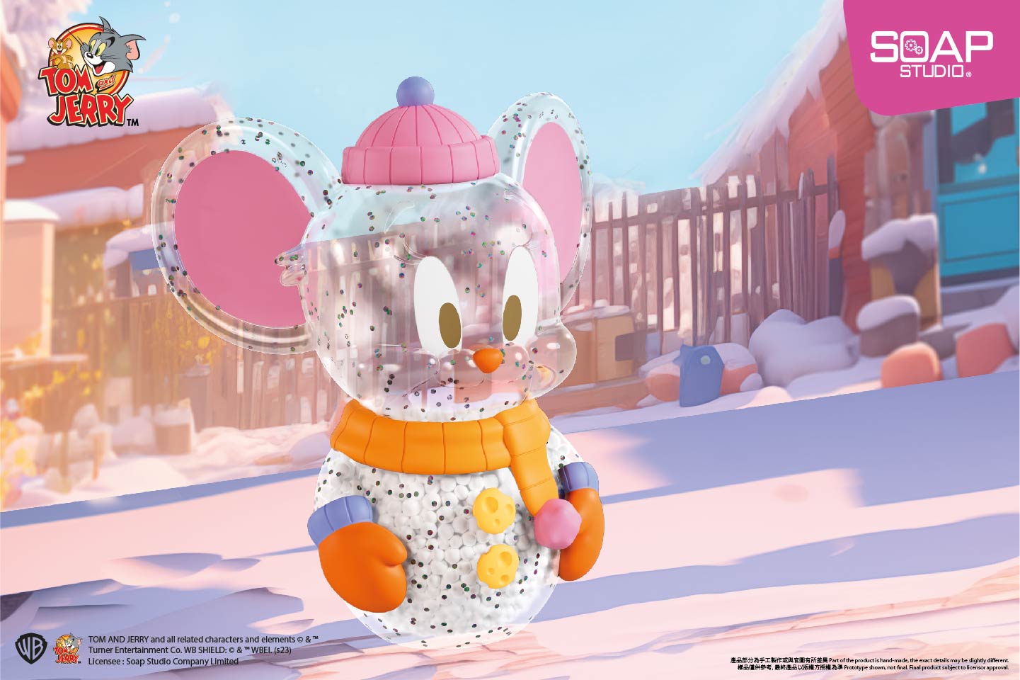 CA435 Tom and Jerry – Snowman Jerry Blop Blop Figure