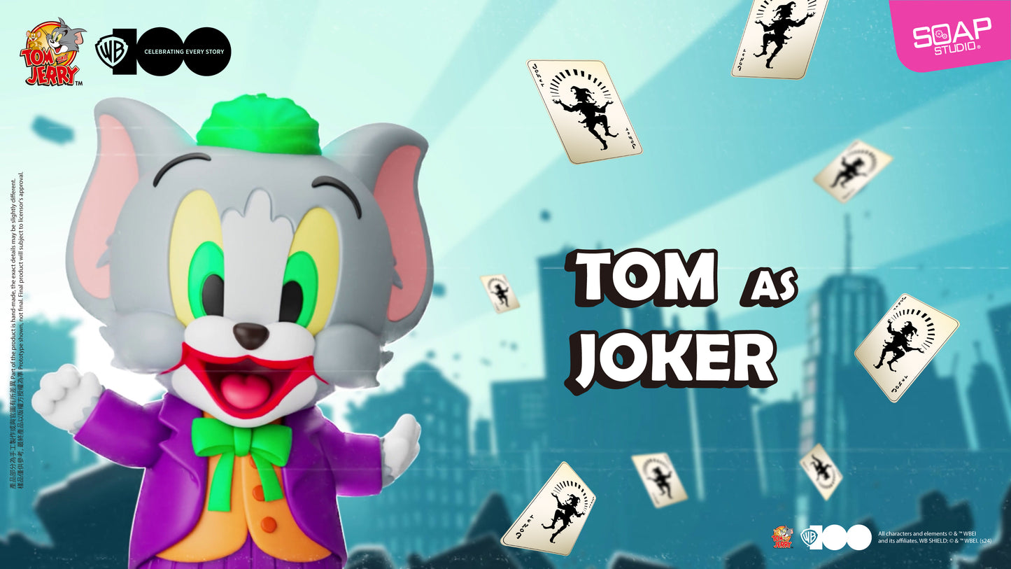 CA813A  WB100TH Tom and Jerry in Costume Vin-Blop Blind Box (Single Blind Box)