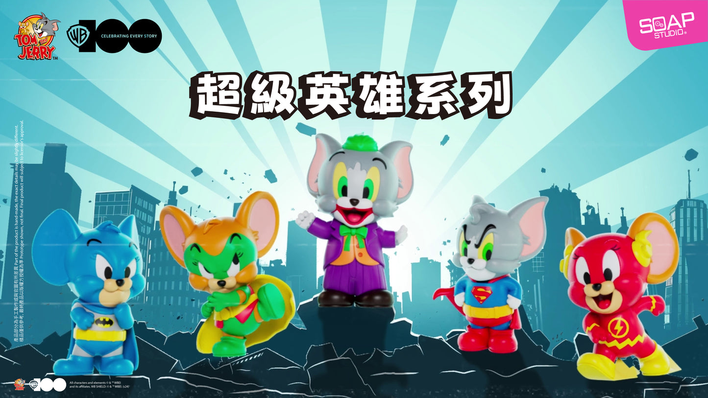 CA813A  WB100TH Tom and Jerry in Costume Vin-Blop Blind Box (Single Blind Box)