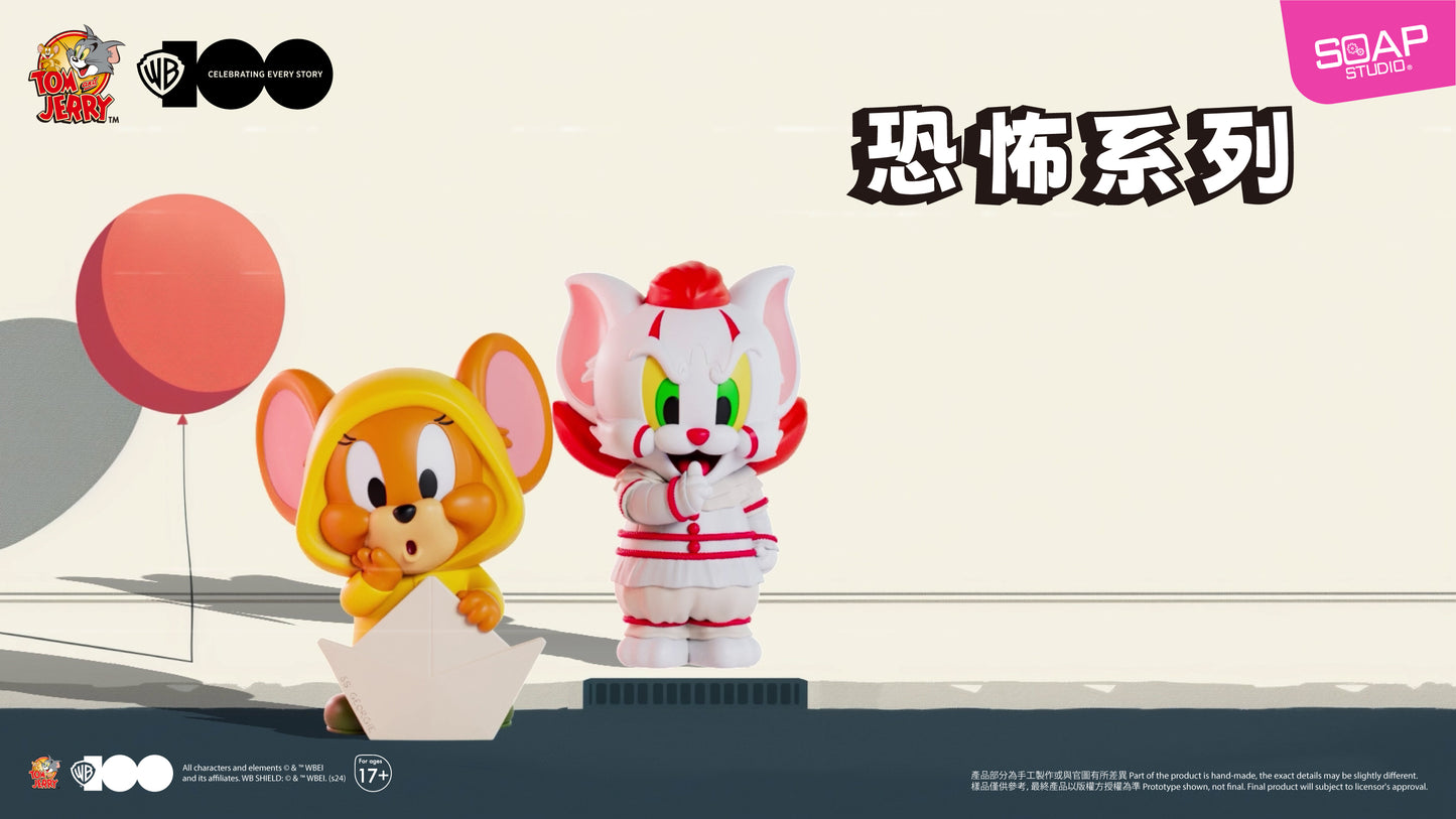 CA813A  WB100TH Tom and Jerry in Costume Vin-Blop Blind Box (Single Blind Box)