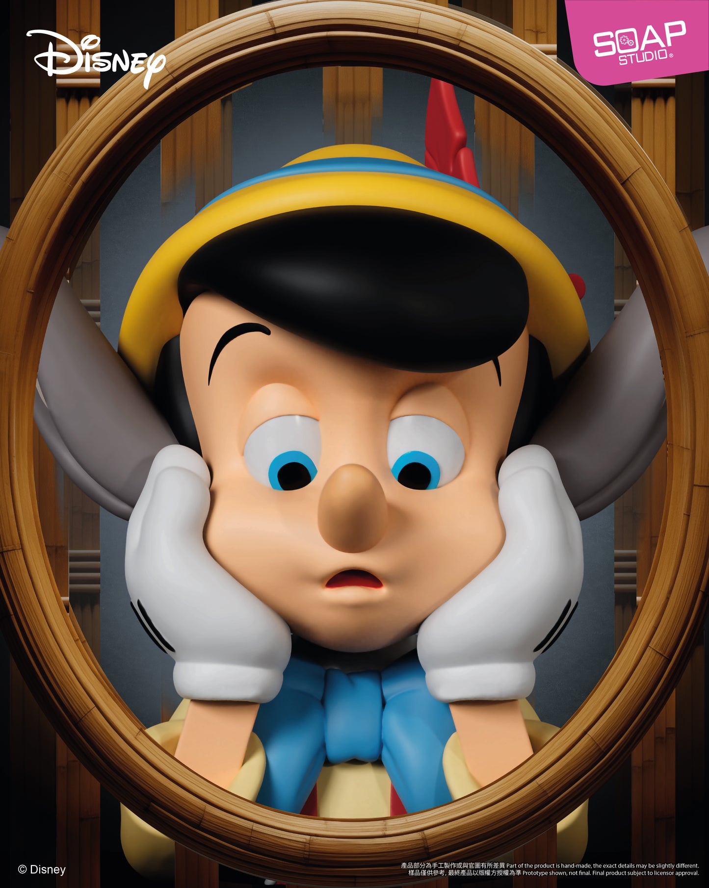 DY912   Disney Pinocchio Donkey Boy Mini Bust