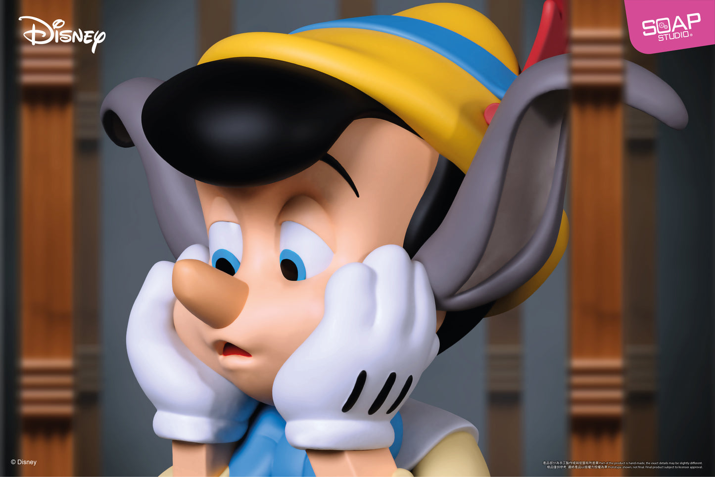 DY912   Disney Pinocchio Donkey Boy Mini Bust