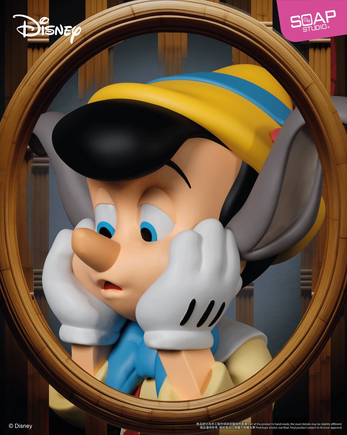 DY912   Disney Pinocchio Donkey Boy Mini Bust