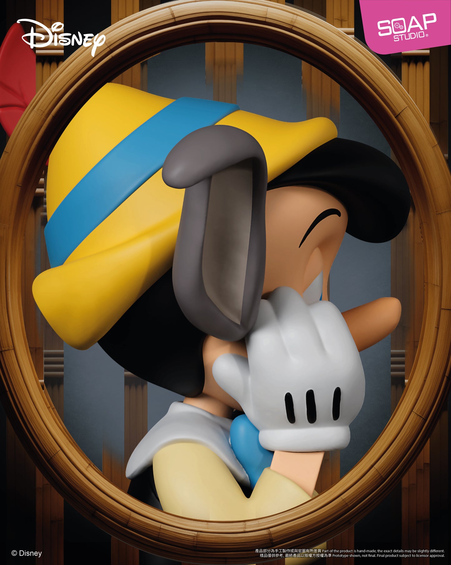 DY912   Disney Pinocchio Donkey Boy Mini Bust