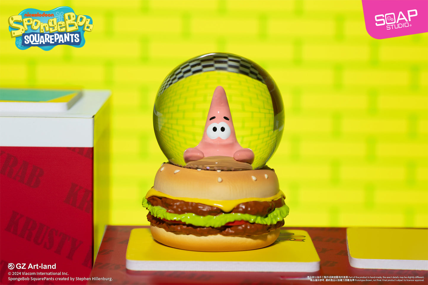 NS900  SpongeBob SquarePants Mini Krabby Patty Snow Globe (6pcs/set)
