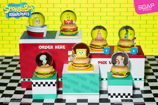 NS900  SpongeBob SquarePants Mini Krabby Patty Snow Globe (6pcs/set)