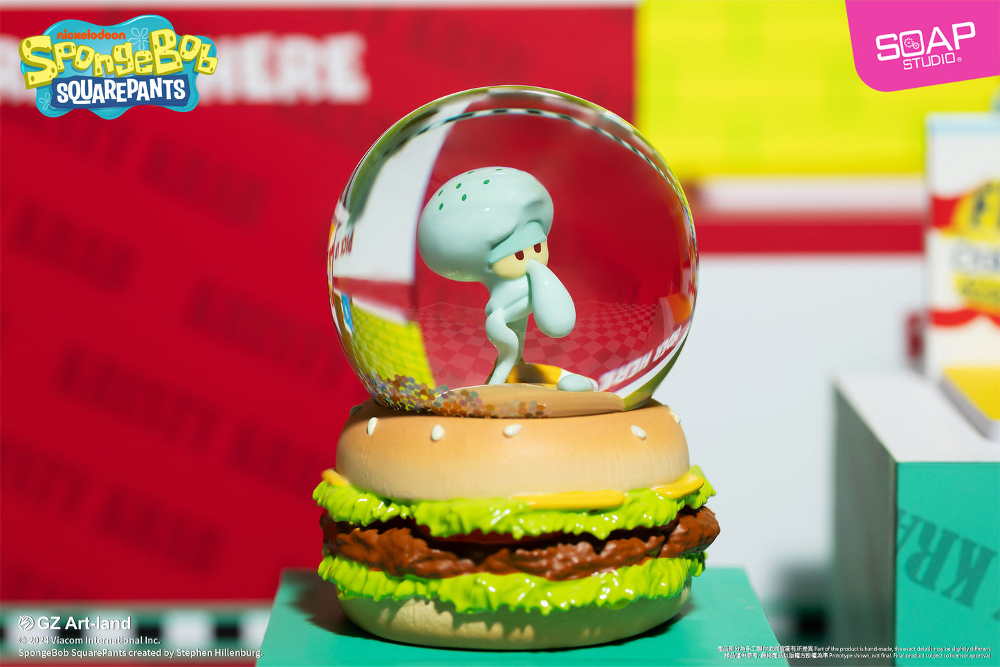 NS900  SpongeBob SquarePants Mini Krabby Patty Snow Globe (6pcs/set)