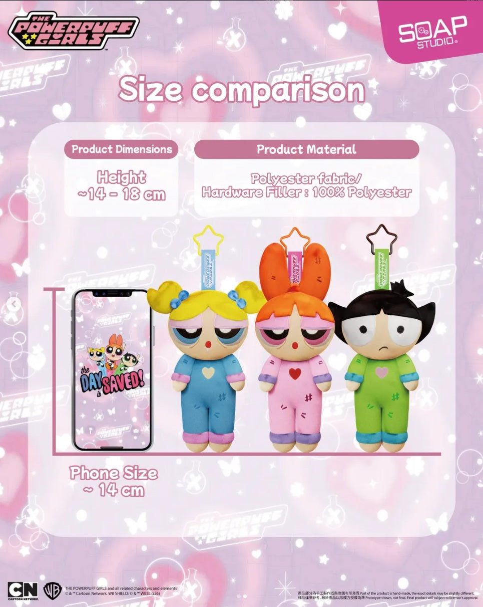 CA830A (推出日期: 2026年第二季) Powerpuff Girls Cozy Moment Figure Plush Blind Box