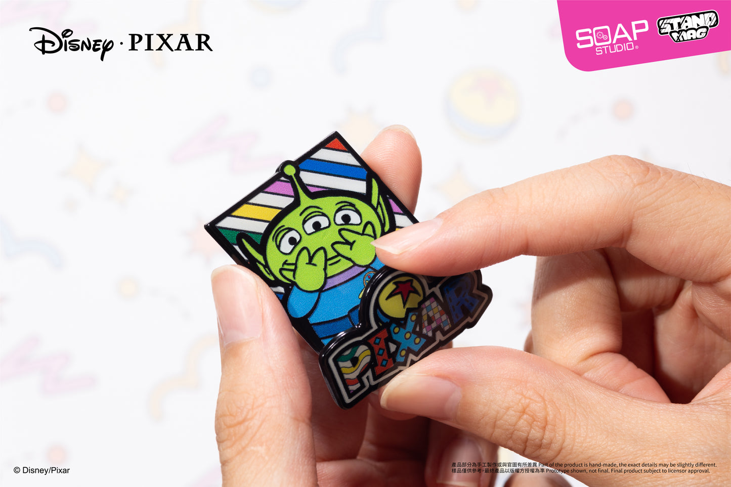 PX816 Disney Pixar Standing Magnetic Badge(9pcs/set)
