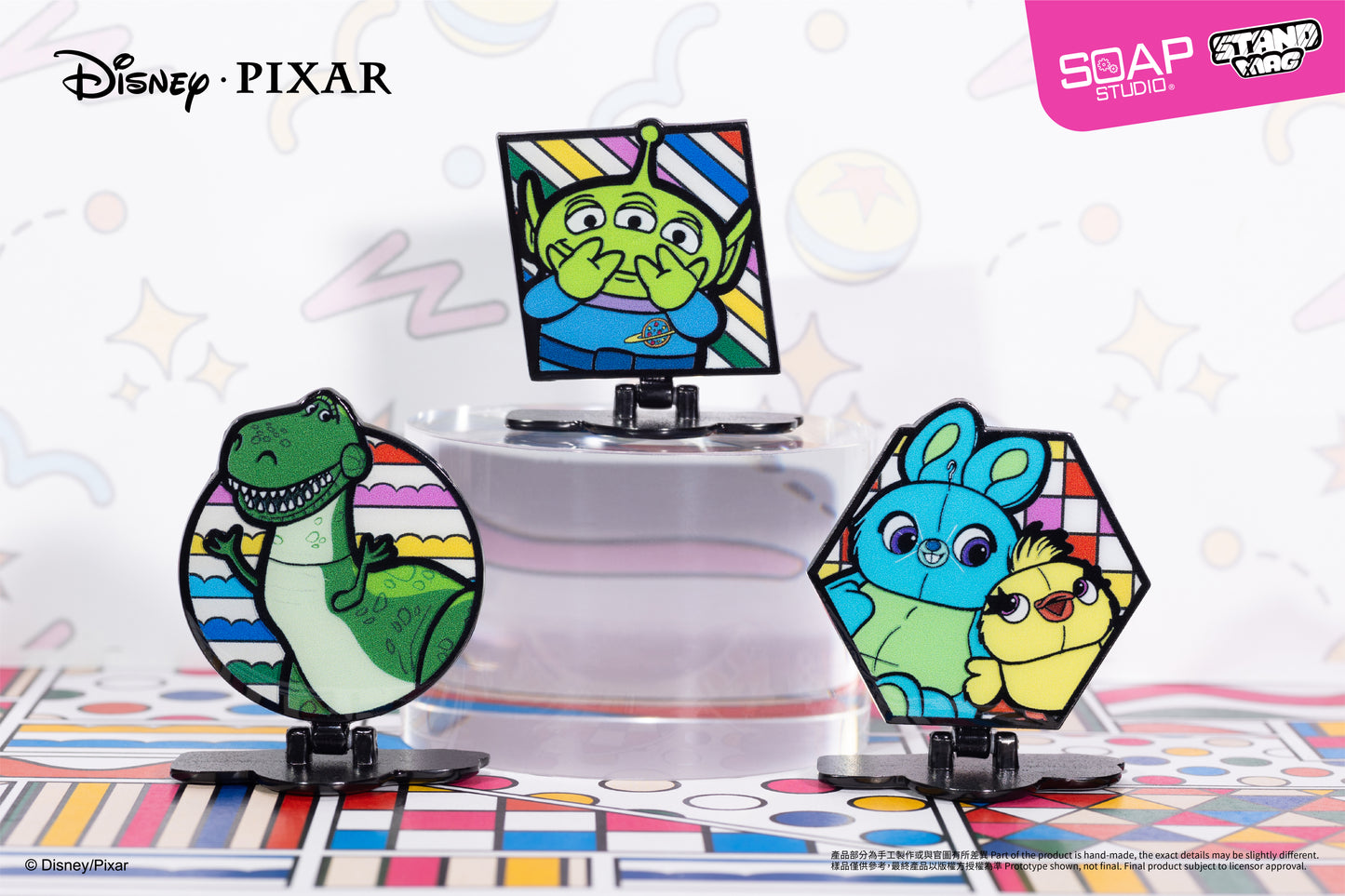 PX816 Disney Pixar Standing Magnetic Badge(9pcs/set)