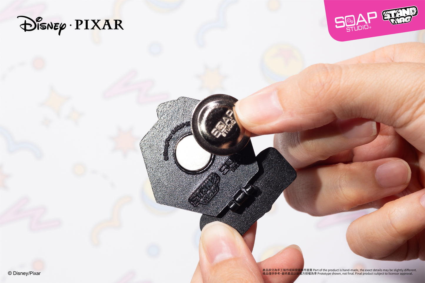 PX816 Disney Pixar Standing Magnetic Badge(9pcs/set)
