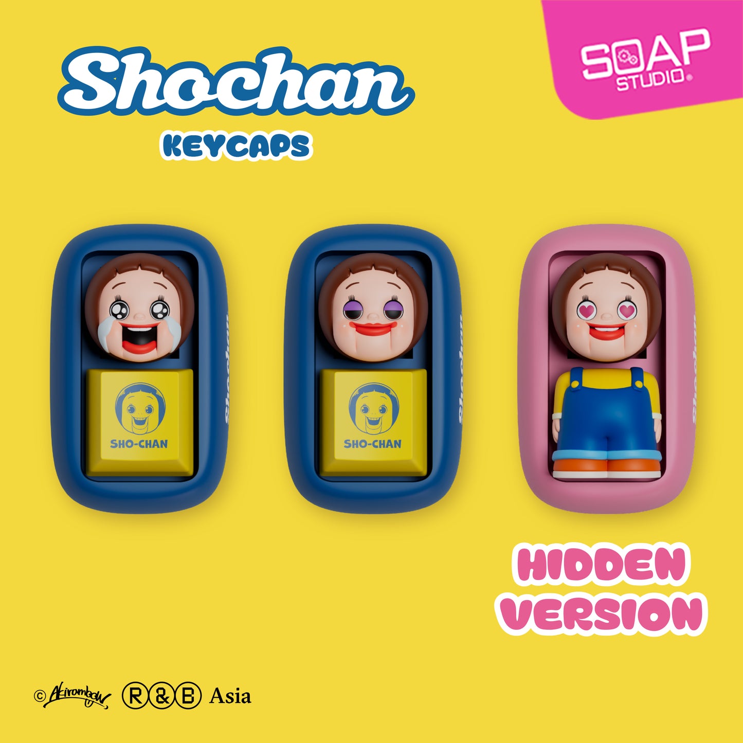 SH803 SHO-CHAN Keycaps (8pcs/set)