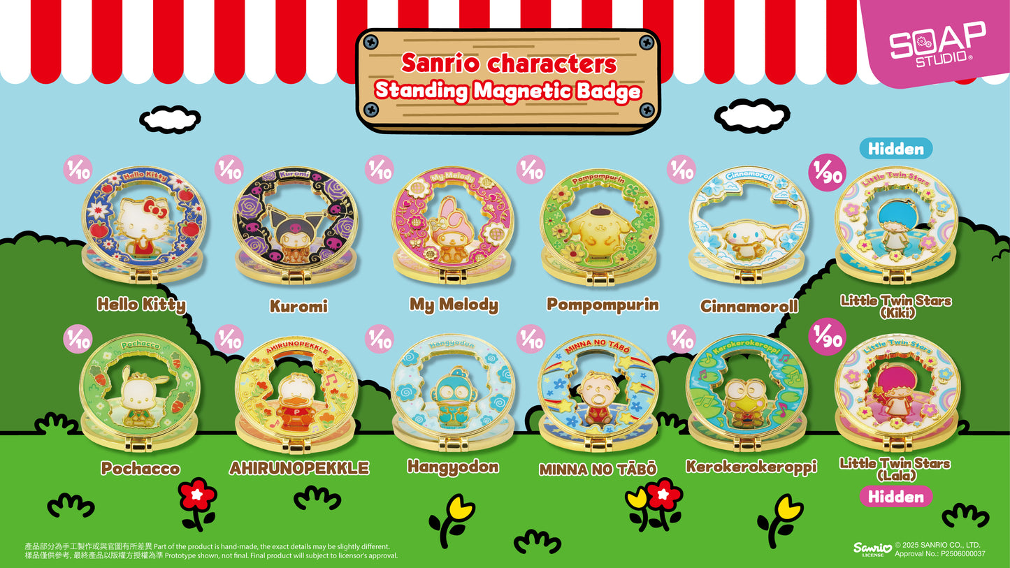 SR803 Sanrio characters金屬徽章座