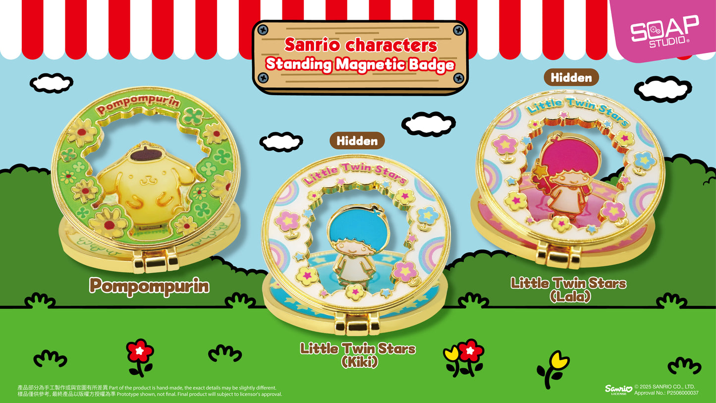 SR803 Sanrio characters金屬徽章座