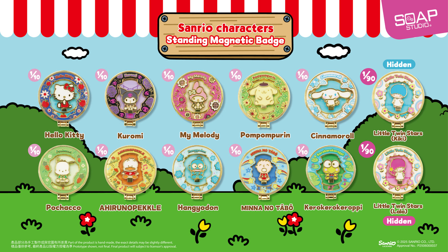 SR803 Sanrio characters金屬徽章座