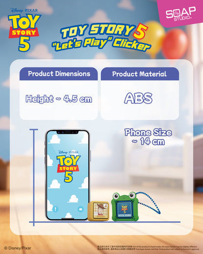 <快將推出> PX826A 玩具總動員5“一起玩耍吧”鍵帽 Disney.Pixar Toy Story 5 "Let's Play" Clicker