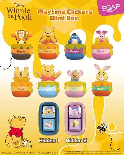 <推出日期:2026年第三季> DY830A 迪士尼小熊维尼游戲時間按鍵帽盲盒 Disney Winnie the pooh Playtime Clickers Blind Box