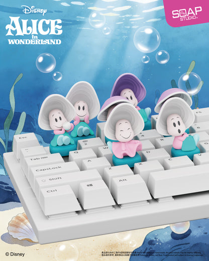 <推出日期:2026年8月> DY832A 愛麗絲夢遊仙境生蠔寶寶鍵帽 Alice in Wonderland Baby Oyster Keycap Blind Box