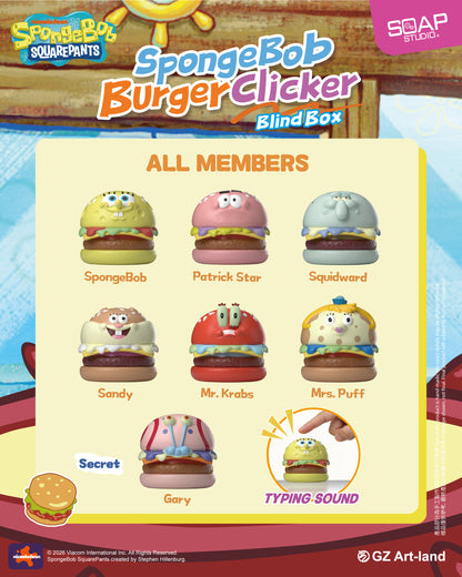 <即將推出> NS811A 海綿寶寶漢堡按鍵 SpongeBob Burger Clicker