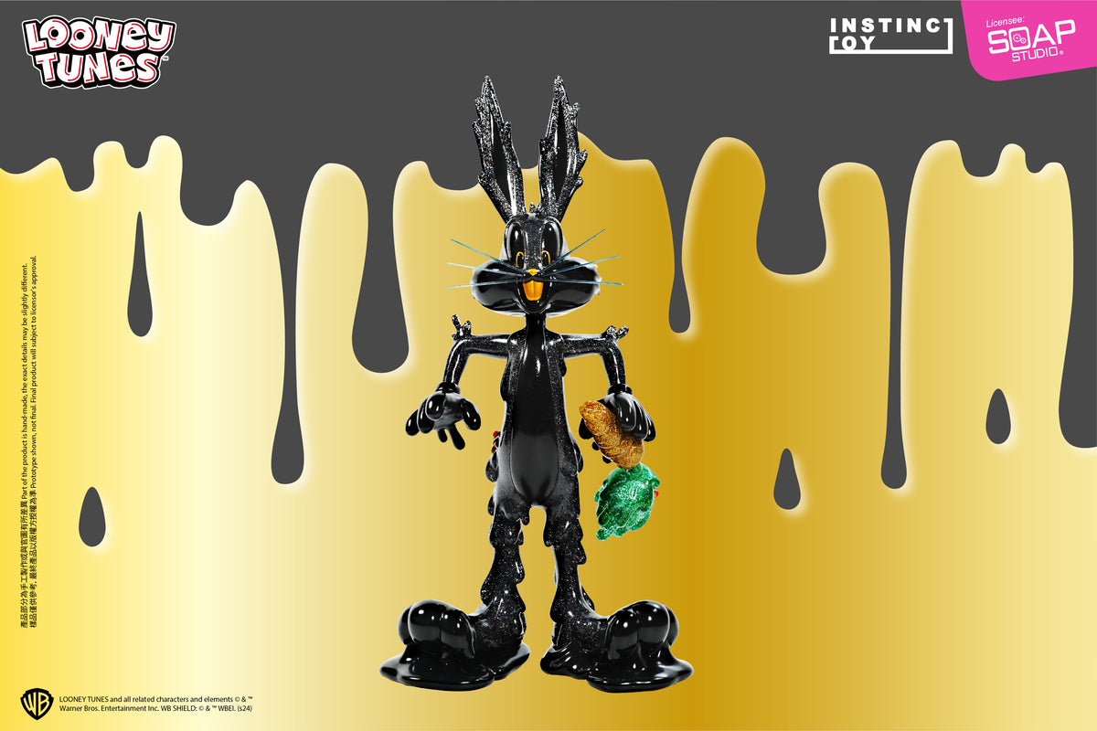 AM019B- Looney Tunes - Erosion Bugs Bunny Figure (Glitter Black 