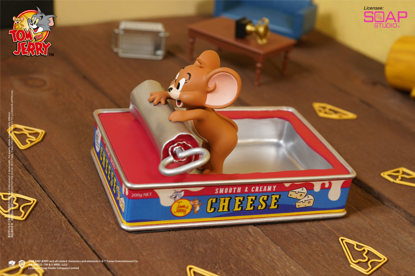 CA238  Tom and Jerry - Canned Jerry Paperclip Holder