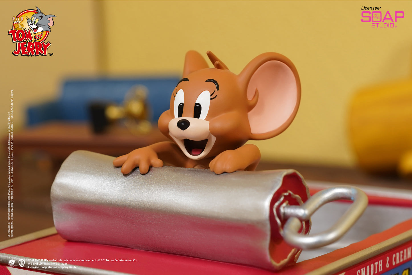 CA238  Tom and Jerry - Canned Jerry Paperclip Holder