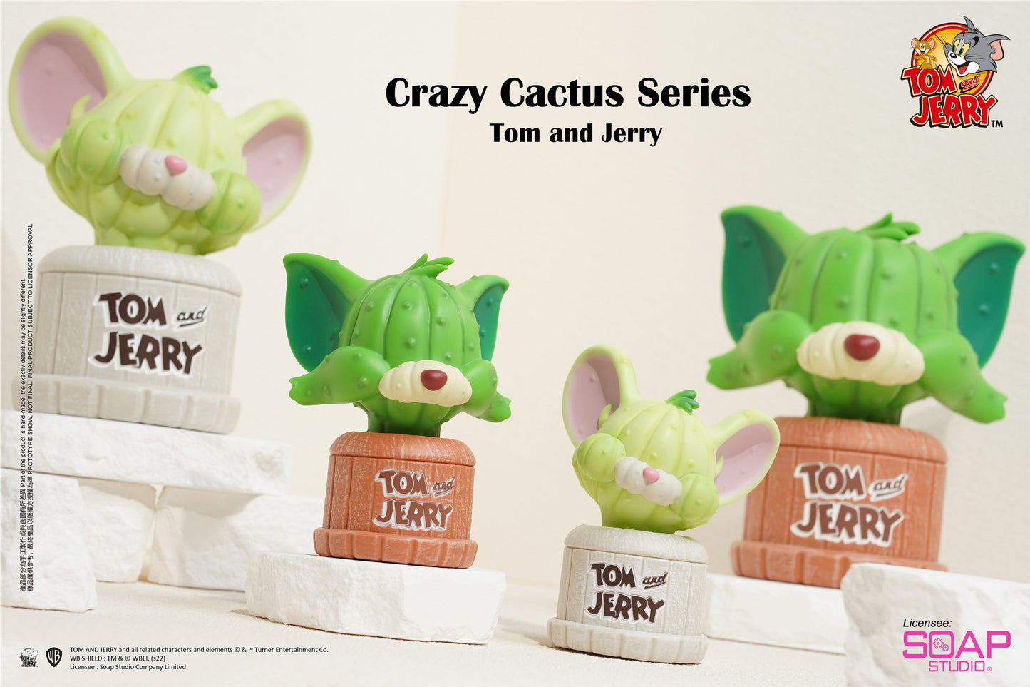 CA262  Tom and Jerry - Crazy Cactus Figure (Jerry Ver.)