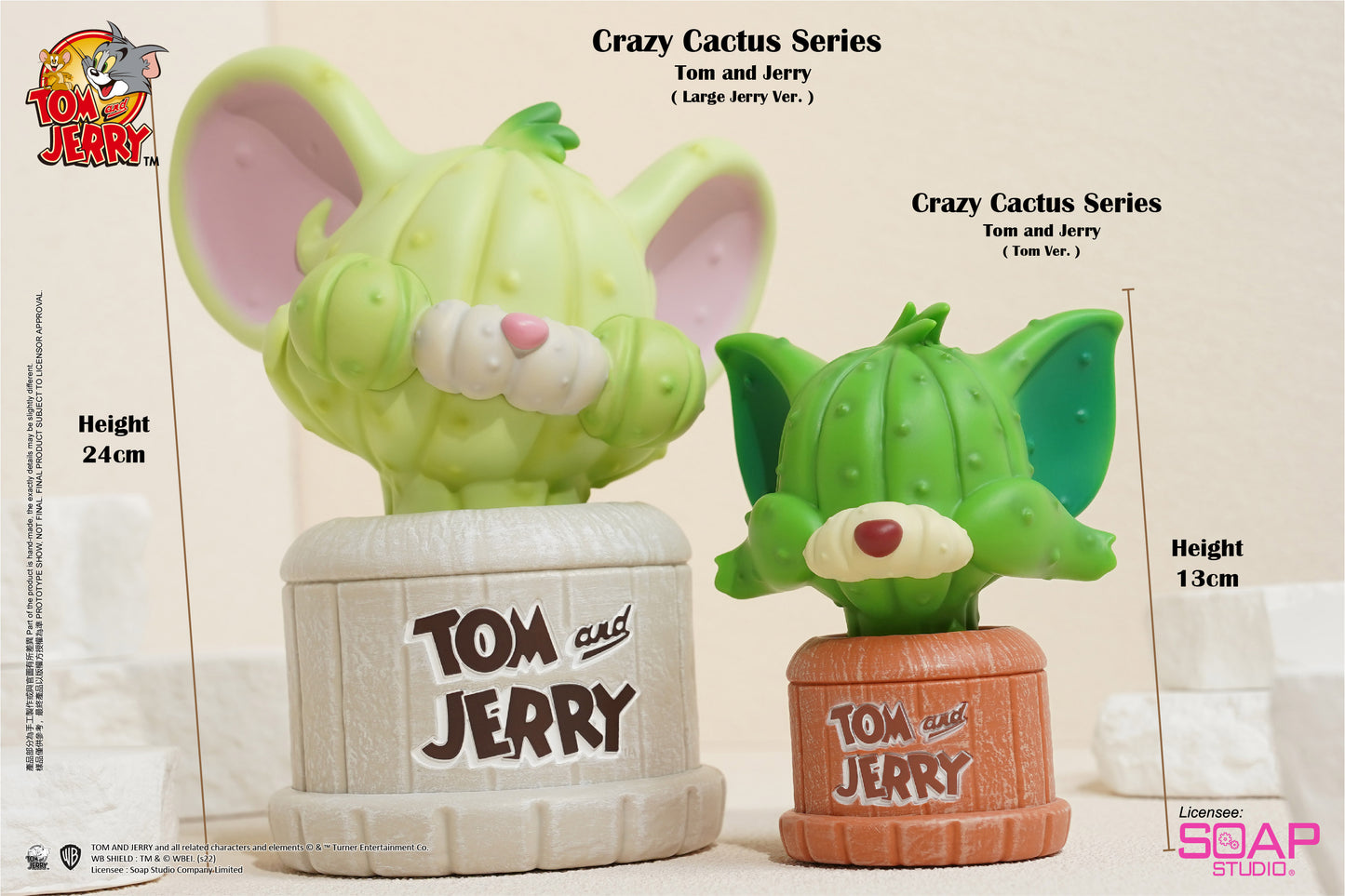 CA262  Tom and Jerry - Crazy Cactus Figure (Jerry Ver.)