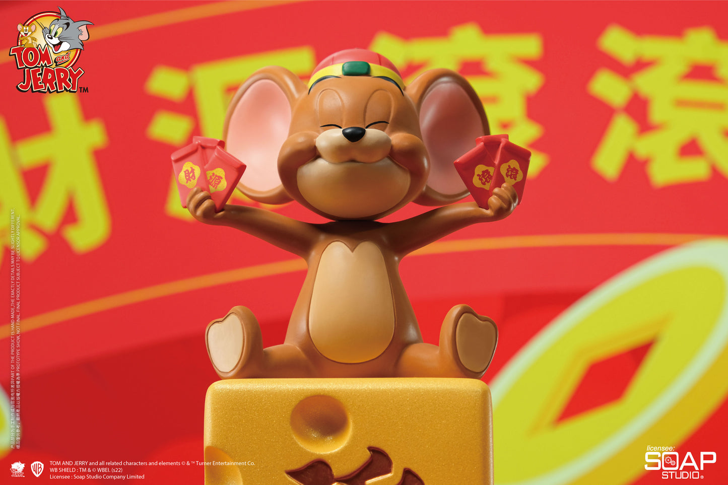 CA268   Tom and Jerry - Good Fortune Statue