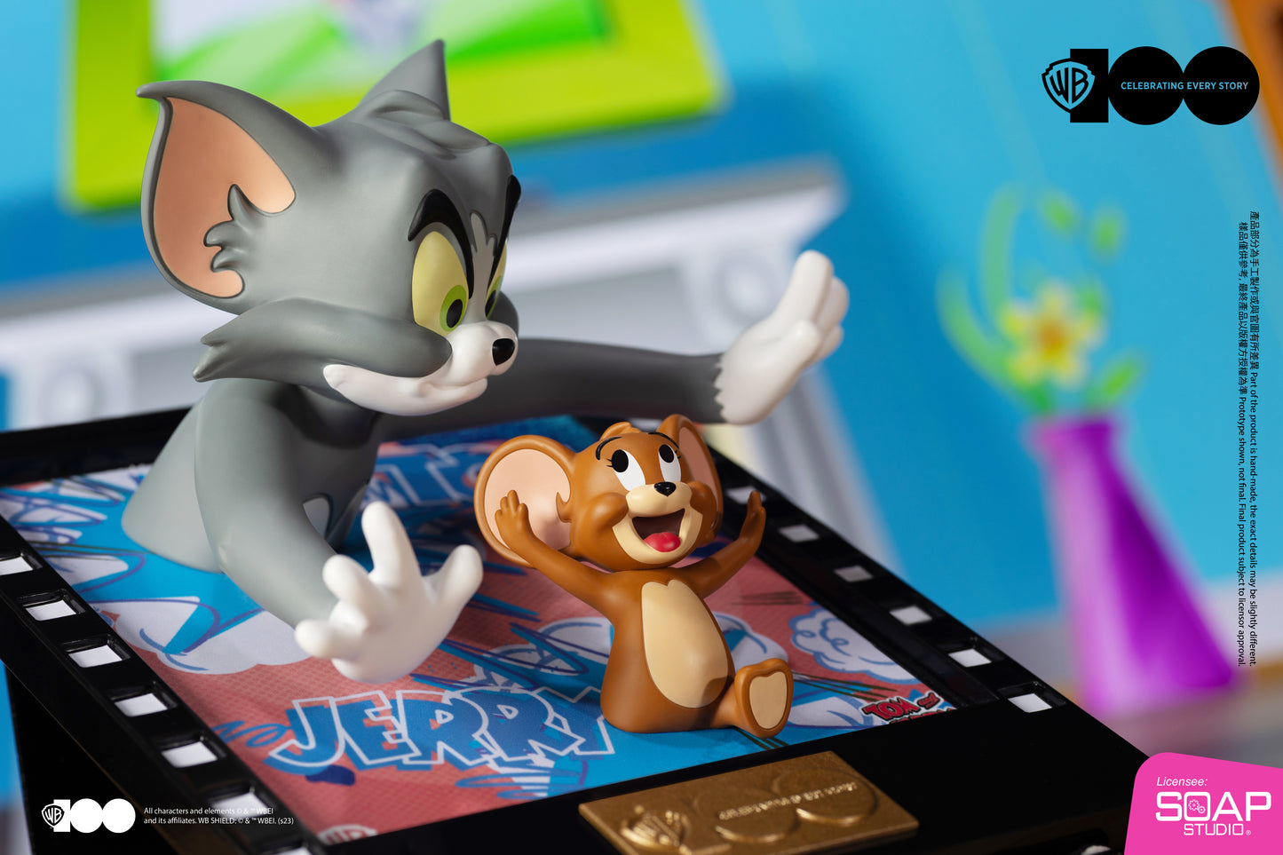 CA430  Tom and Jerry – WB100TH Pop Out Art Print