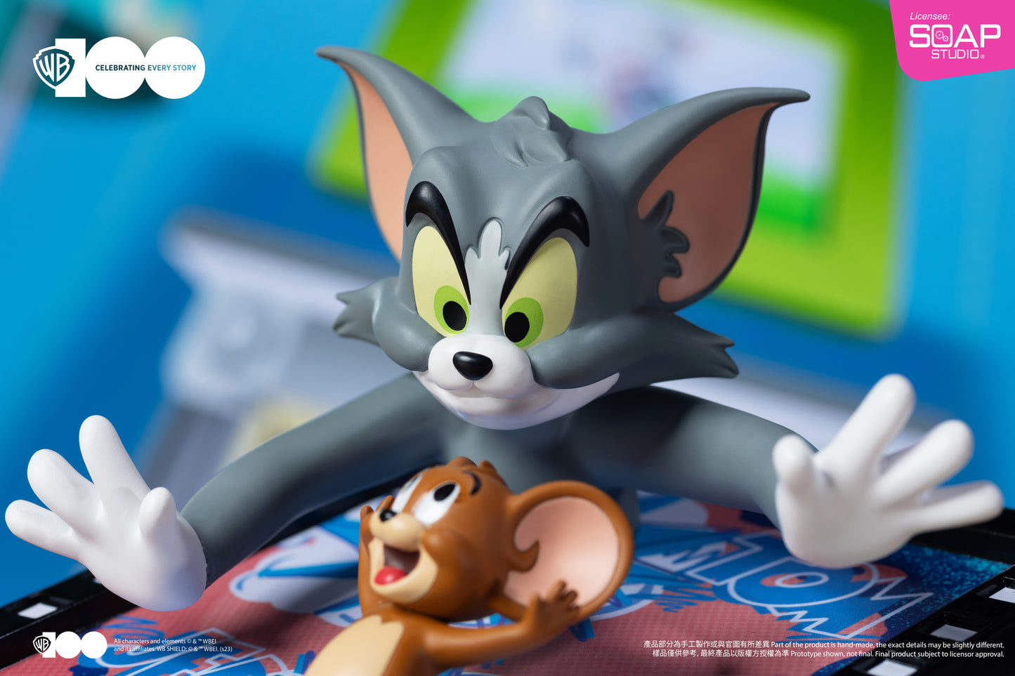 CA430  Tom and Jerry – WB100TH Pop Out Art Print