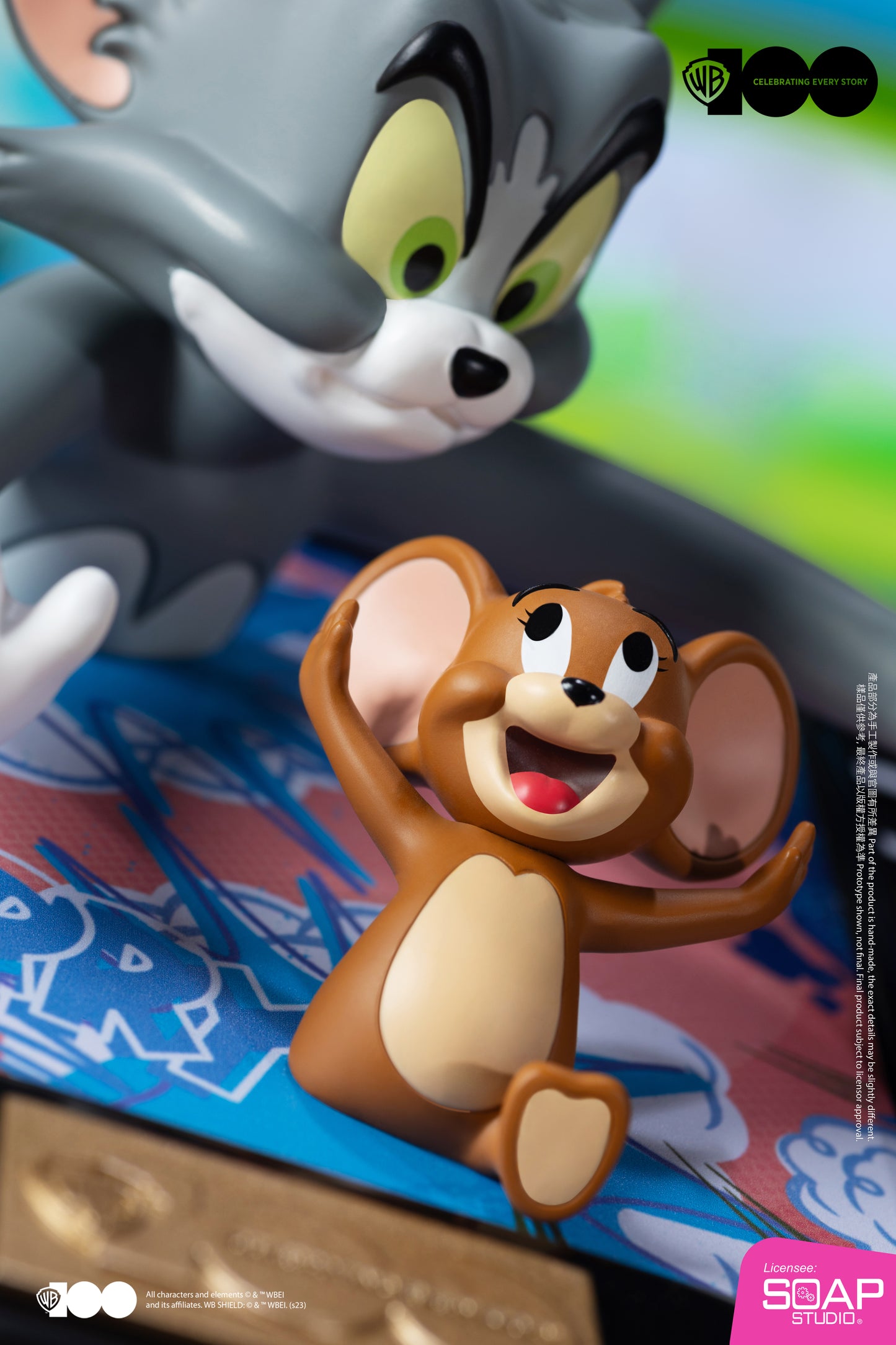 CA430  Tom and Jerry – WB100TH Pop Out Art Print