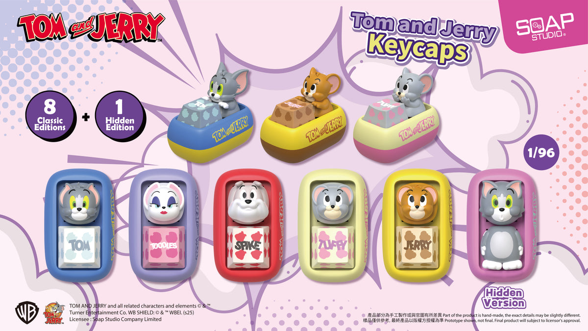 CA817 Tom and Jerry Keycaps (8pcs/set) – Soap Studio