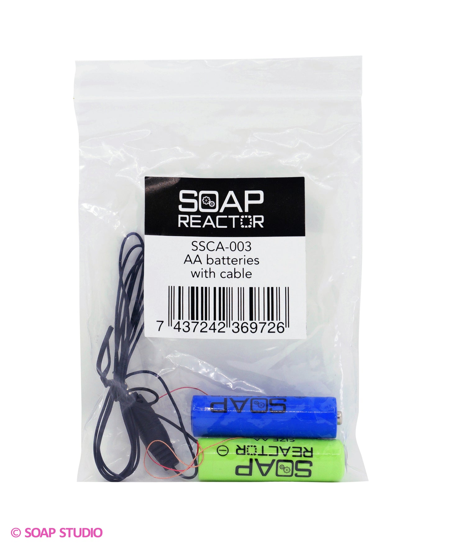 SSCA-003  Soap Reactor Cable - AA Battery with Cable