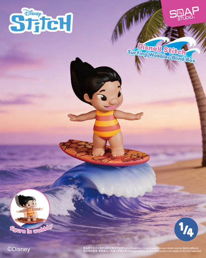 DY823A (推出日期: 2026年第二季) 迪士尼史迪仔款衝浪系列盲盒 Disney Stitch Surfing Wobbler Blind Box