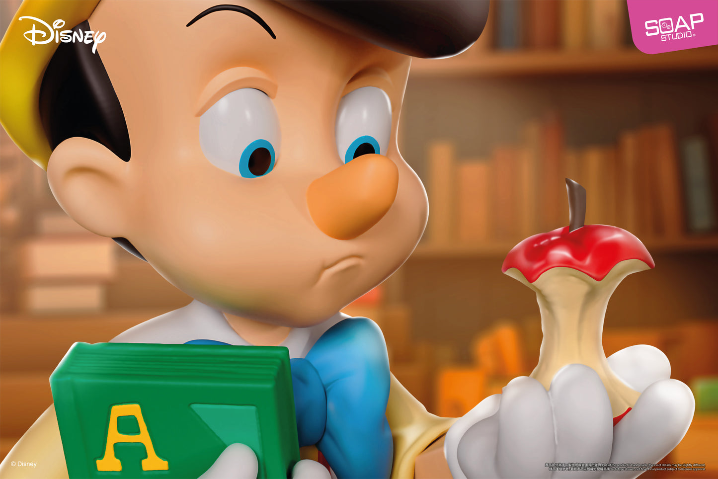 DY911   Disney Pinocchio First Day for School Mini Bust