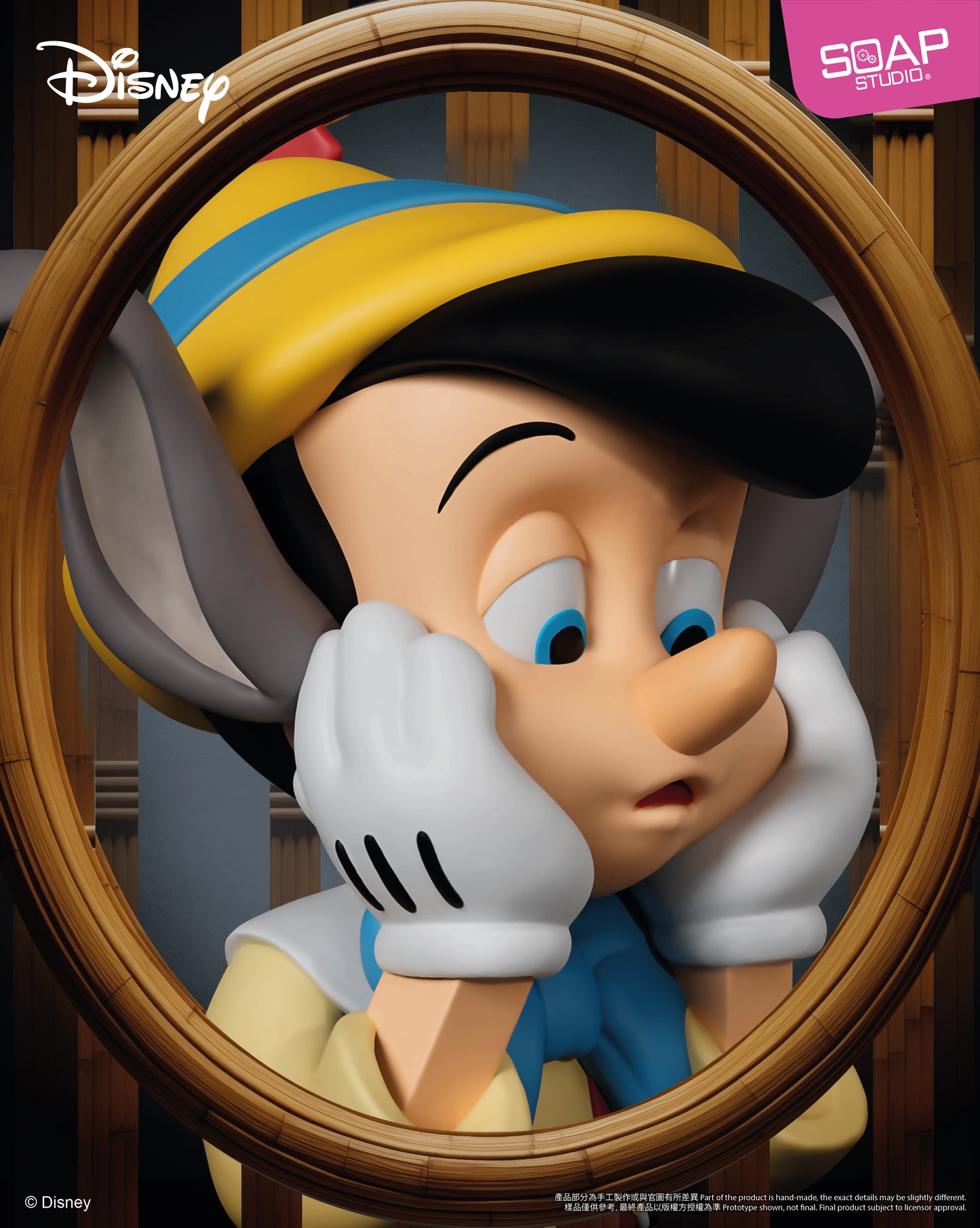 DY912   Disney Pinocchio Donkey Boy Mini Bust 