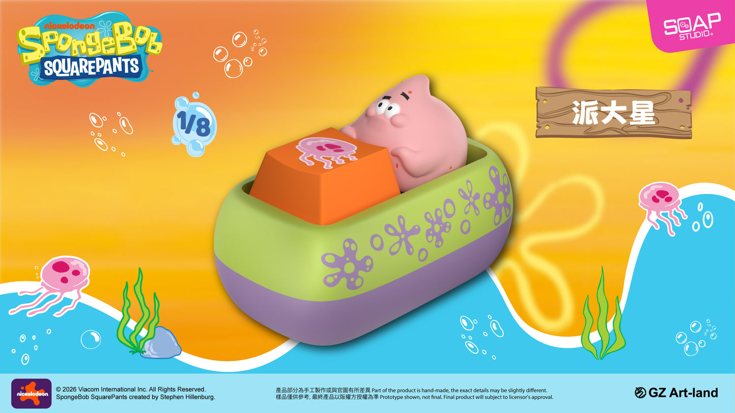 NS803A (推出日期: 2026年4月)海綿寶寶鍵帽盲盒 SpongeBob SquarePants Keycap Blind Box