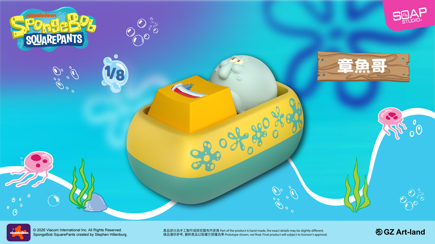 NS803A (推出日期: 2026年4月)海綿寶寶鍵帽盲盒 SpongeBob SquarePants Keycap Blind Box