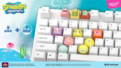 NS803A (推出日期: 2026年4月)海綿寶寶鍵帽盲盒 SpongeBob SquarePants Keycap Blind Box