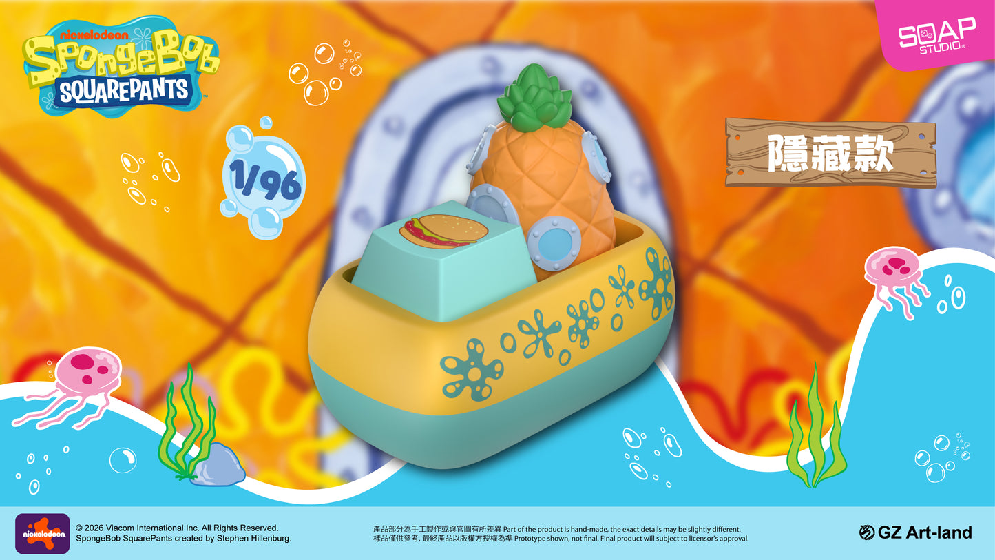 NS803A (推出日期: 2026年4月)海綿寶寶鍵帽盲盒 SpongeBob SquarePants Keycap Blind Box